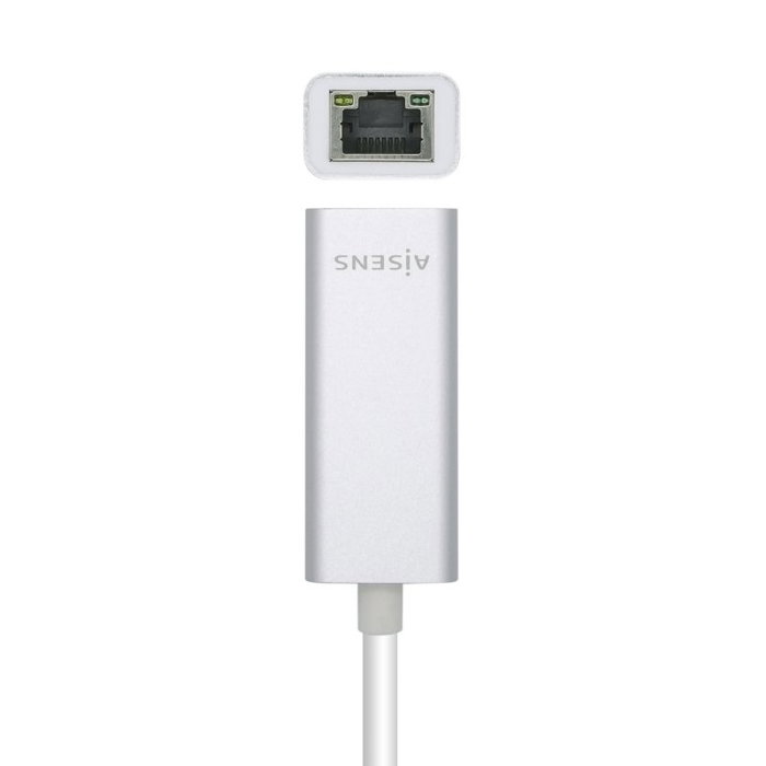 Aisens Adaptador USB 3.0 a Ethernet Gigabit 10/100/1000 Mbps A106-0504, Plata Aisens Adaptador USB 3.0 a Ethernet Gigabit 10/100/1000 Mbps A106-0504, Plata